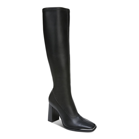 Charter Club Shoes - Bar III Womens Haydin Dressy Square Heel Leather Knee-High Boots